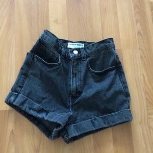 American Apparel High Waisted shorts